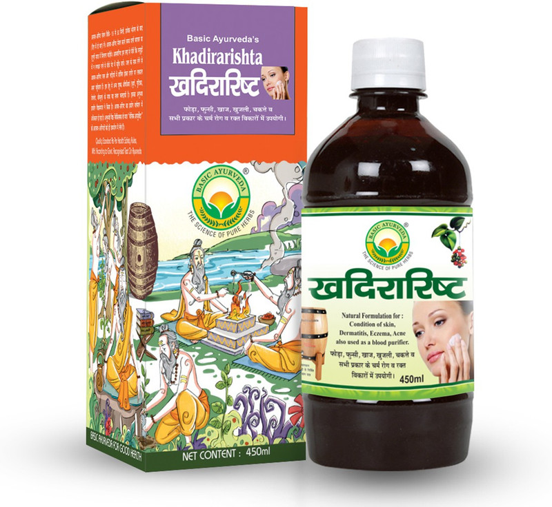 Basic Ayurveda Khadirarishta(Pack of 4, 1800 ml)
