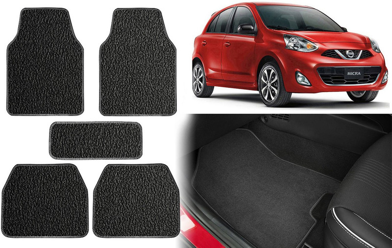 Selifuar PVC, Rubber Standard Mat For Nissan Micra(Black, White)