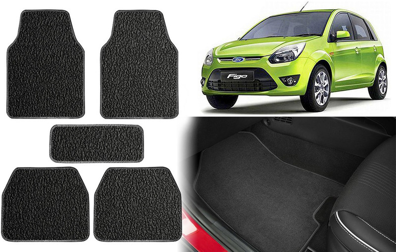 Selifuar PVC, Rubber Standard Mat For  Ford Figo(Black)