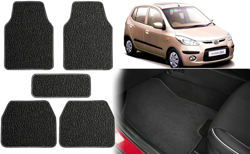 Selifuar PVC, Rubber Standard Mat For Hyundai i10(Black)