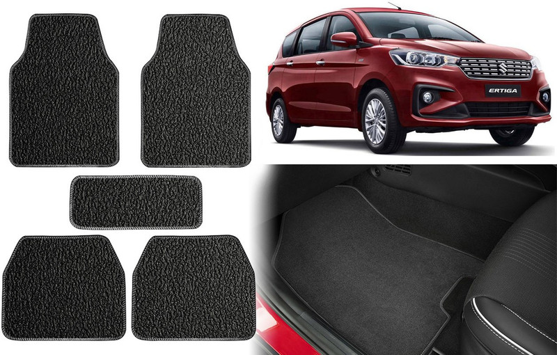 Selifuar PVC, Rubber Standard Mat For Maruti Suzuki Ertiga(Black)