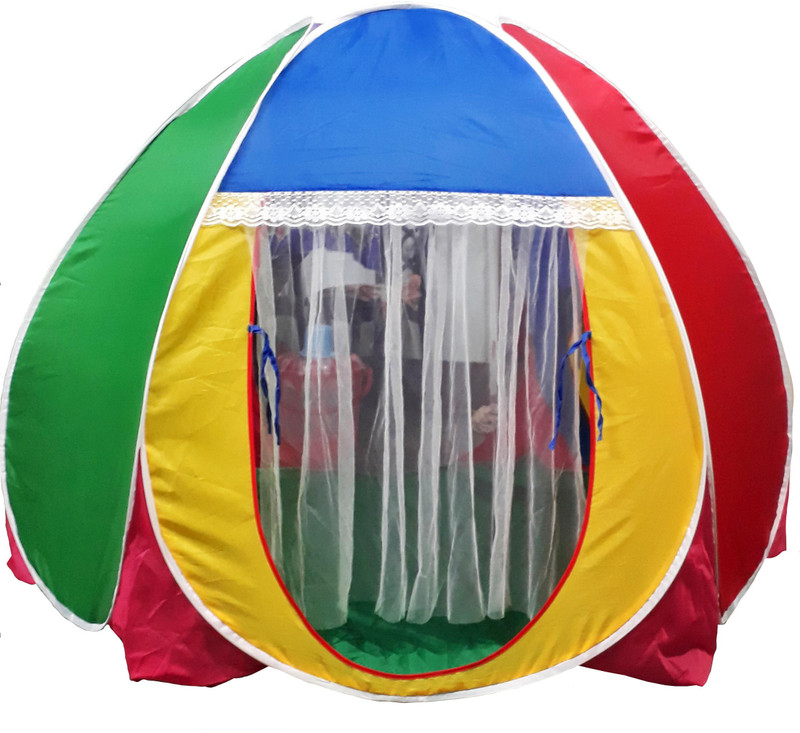 SUNSHINE Hexagonal Type Popup Kids( 2-12 years ) Toys Play Tent House(Multicolor)
