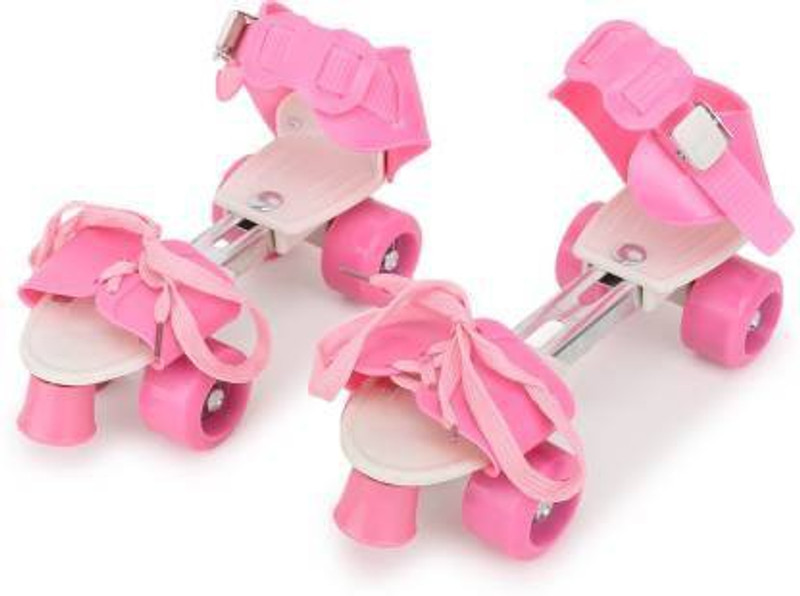 NScollection Skates Shoes For Kids / Childrens - UNISEX In-line Skates Quad Roller In-line Skates (adjustable size) Shoe Kids Size  3 UK - 6 UK(Adjustable, Beginner, Multicolor)