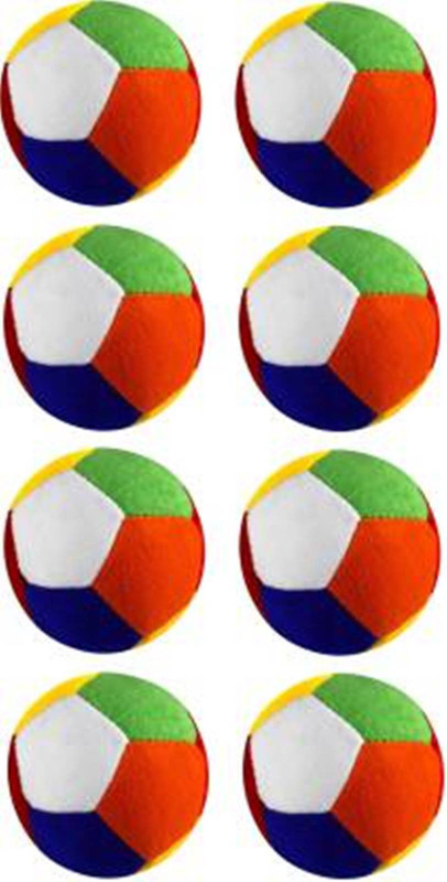 Nihan Enterprises Soft Toy Ball(Combo of 8)  - 9 cm(Multicolor)