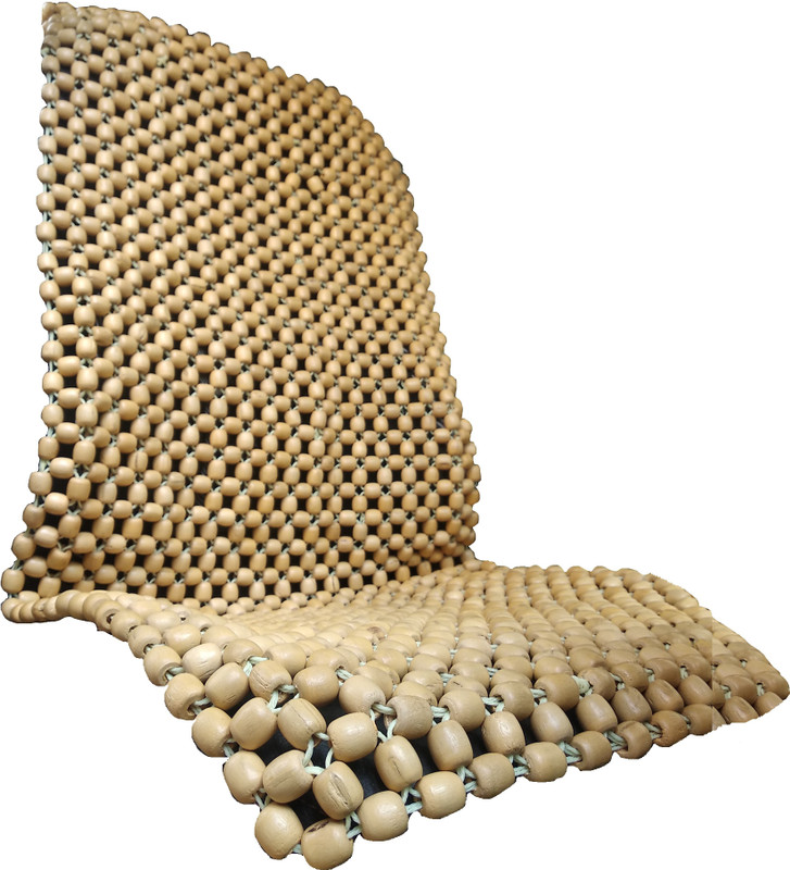 Q1 Beads Wooden Bead Seating Pad For Volkswagen, Mahindra, Hyundai, Maruti Suzuki, Toyota, Ford, Tata, BMW, Mercedes Benz, Jeep, Honda, Volvo, Universal For Car Swift Dzire, i10 Active, Creta, WagonR, Ciaz, Civic, Universal For Car(CAR, SUV, Chair, Truck, All brands SUV, All brands Sedan, All Hatch