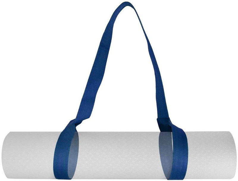 Strauss Yoga Mat Strap | Yoga Mat Holder | Yoga Mat Carry Strap Cotton Yoga Strap(Blue)