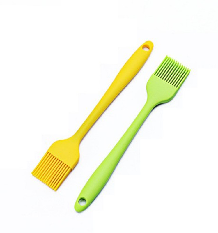 KitchenFest ® Silicone Non-Stick Heat Resistant Kitchen Utensil| Silicone Basting Brush 21cm Silicone Flat Pastry Brush(Pack of 1)