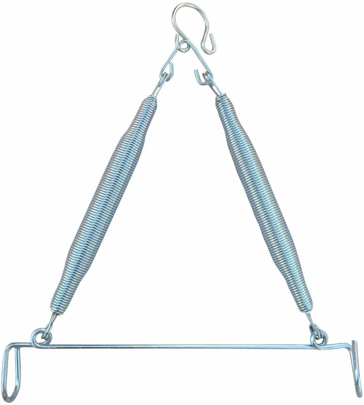 MINIKIDZ Baby Infant jhula Swing Cradle Stainless Steel Baby Cradle Spring hanging spring(Silver)