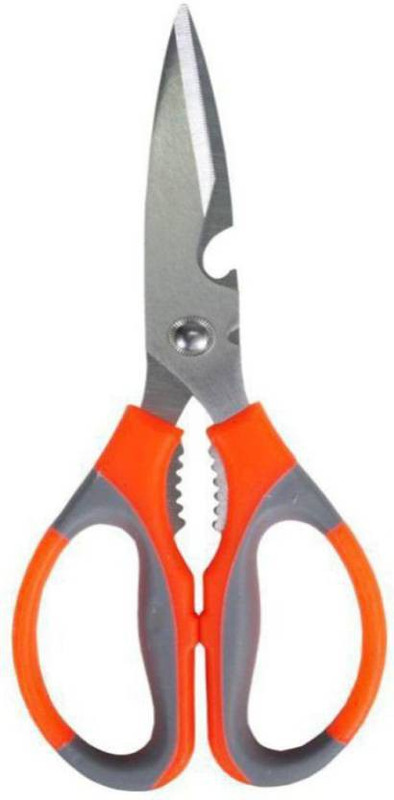 shutupnshop 9340 Scissor Stainless Fish All-Purpose Scissor Stainless Steel All-Purpose Scissor(Multicolor, Pack of 1)