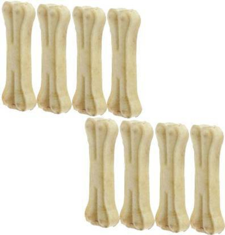 LANI Pet Food & Supplies Bones White Dog Chew 3 Inch Pack of 5 Dog Chew Chicken Dog Chew Chicken Dog Chew(170 g, Pack of 1)