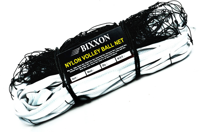 Bixxon Star Volleyball Nets Best Quality Pack of 1 Net Volleyball Net(Black, White)