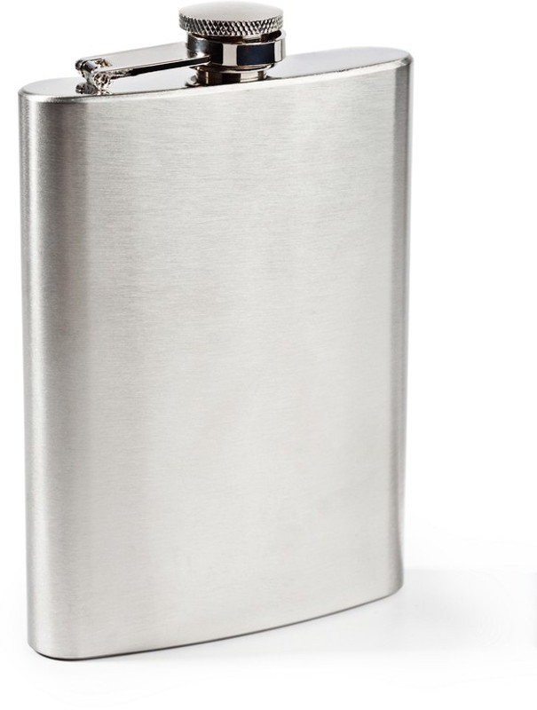Unicus Hip Flask Black Stainless Steel Hip Flask(207 ml)