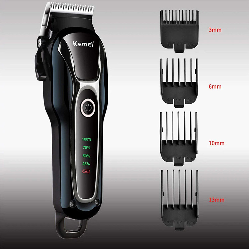 JEQUL LCD Display and Turbo Mode for Dog and Cat Blue Pet Hair Trimmer