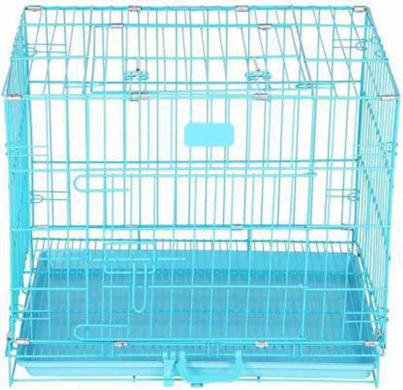 DogTrust 24 Inch Pet Cage with removable Plastic Tray Hard Crate Pet Crate