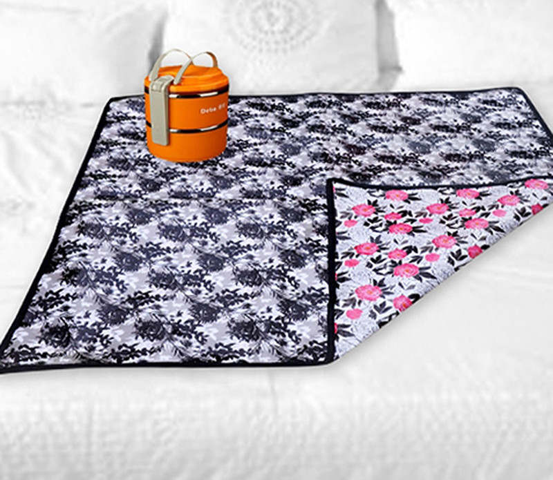 Acoma PVC (Polyvinyl Chloride) Baby Bed Protecting Mat(Black, Pink, Free)