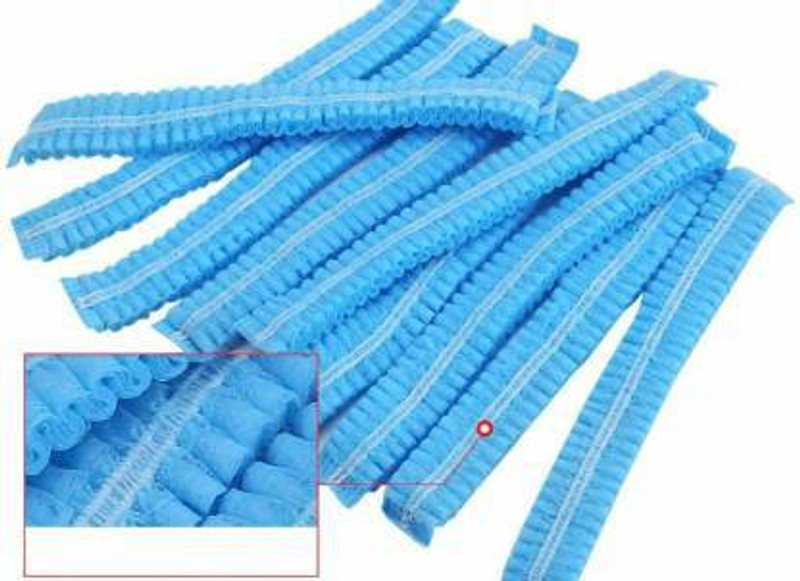 Sanchi Creation Disposable Cap Stretchable Caps - Head Cover Hair For Cooking & Hygiene, Surgical Caps (100 Pieces)