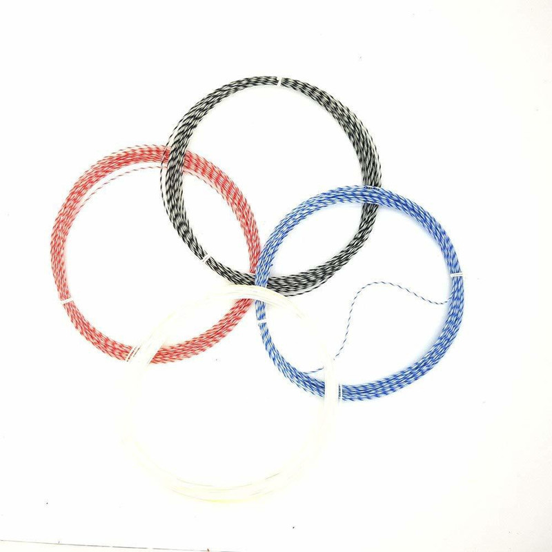 LIFE HUB Racket String, String For Badminton Racket, High Elastic Strings Pack Of 3 Pair 0.69 Badminton String - 10 m(Multicolor)