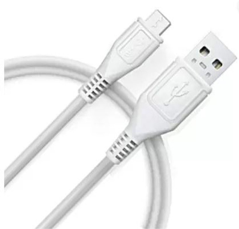 vivo Micro USB Cable 1 m USB Cable for V9 Youth USB Cable | Micro USB Data Cable | Quick Fast Charging Cable | Charger Cable | High Speed Transfer Android V8 Cable (2.4 Amp, 1 M, White) ( Pack of 1 )(Compatible with All Android Molile, White, One Cable)