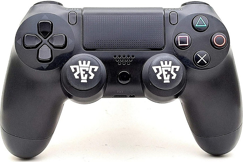 TMG Analog Controller Gamepad Raised Antislip Thumb Stick Grips Thumbsticks Joystick Cap Cover Thumb Grip for PS4,PS3, Xbox One, Xbox 360 and NS-PRO( 2 Pcs)Black/White  Gaming Accessory Kit(Black&White, For PS4, PS3, Xbox One, Xbox 360)