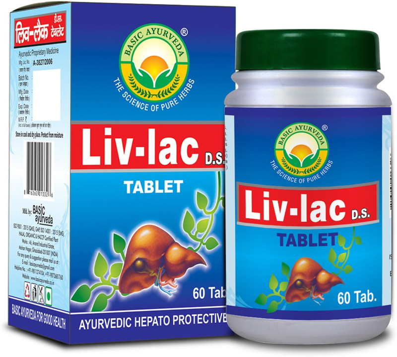 Basic Ayurveda Liv-Lac D.S Tablet(Pack of 3, 120 Tablets)