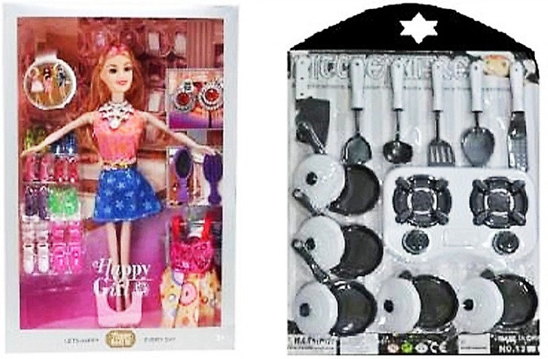 kumar creation Doll set/doll house with kitchen set and assessories for girls(Multicolor)