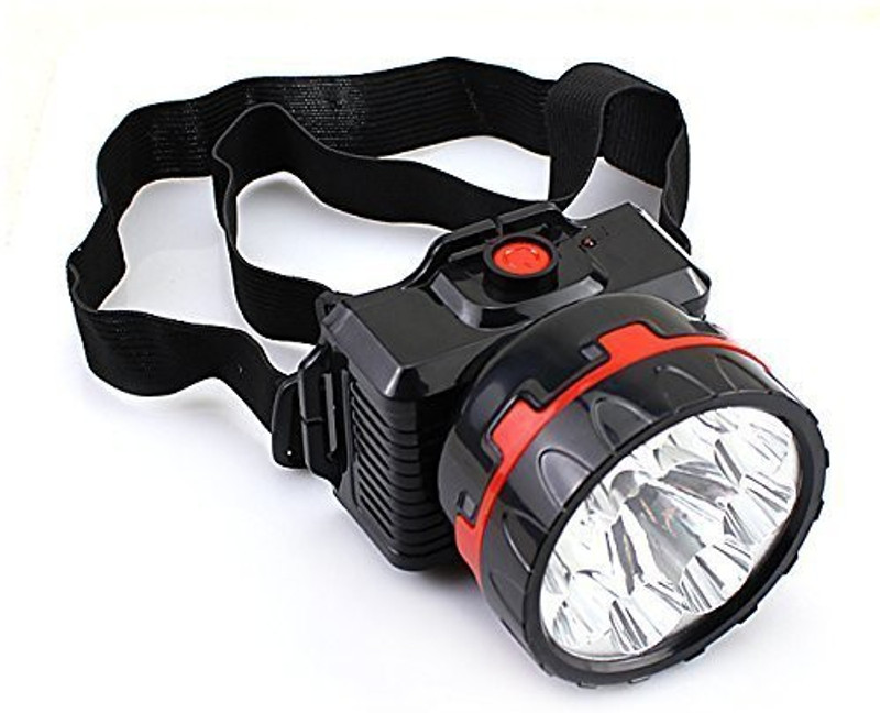 VK 10 WATTS Powerful Ultra Bright Head Torch Rechargeable Lamp Home Industrial Work LED Light Torch(Multicolor, 2 mm, Rechargeable)