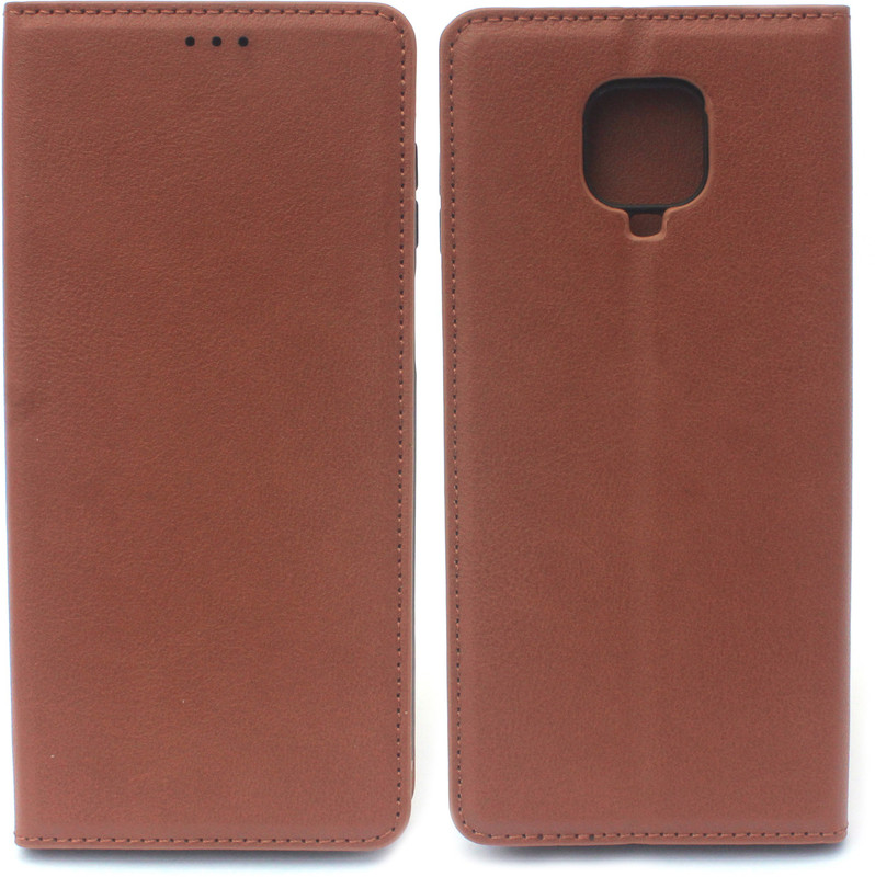Fashion Flip Cover for Poco M2 Pro (Brown)(Brown) Fashion Flip Cover for Poco M2 Pro (Brown)(Brown)
