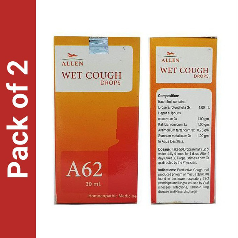 ALLEN A62 Wet Cough Drops(30 ml)