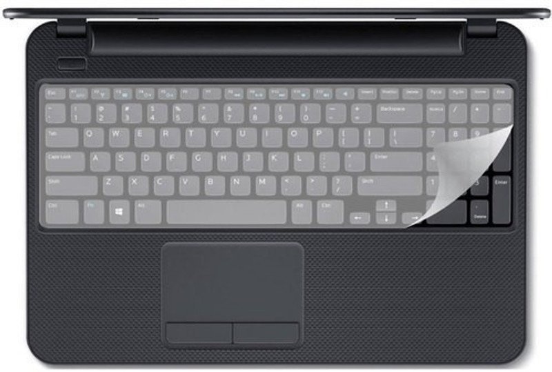 TEQGO KEYBOARD PROTECTOR 15.6 LAPTOP LAPTOPS Keyboard Skin(TRANSPARENT)