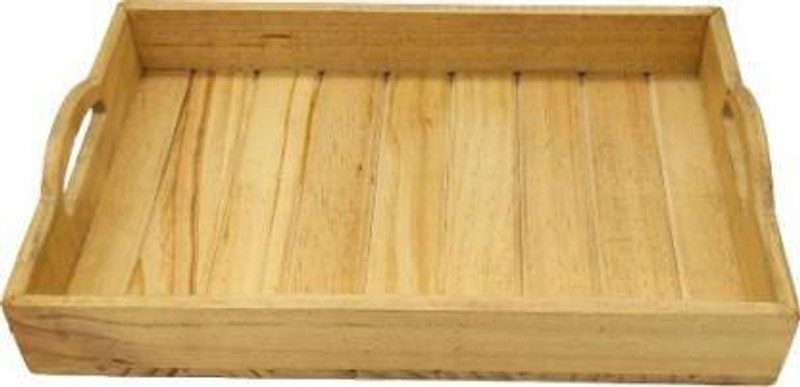 Giftoshopee Wooden Rounded Beautifull Tray, Handcrafted Serving Tray Tray