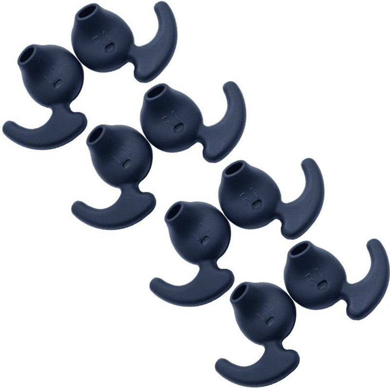 BBS TECH 8Pcs (4 Pair) S7 Earbuds Anti-Slip Silicone Replacement Ear Tips . Bluetooth Earphone (Blue) In The Ear Headphone Cushion (Pack of 8, Blue) Silicone replacement In The Ear Headphone Cushion(Pack of 8, Blue)