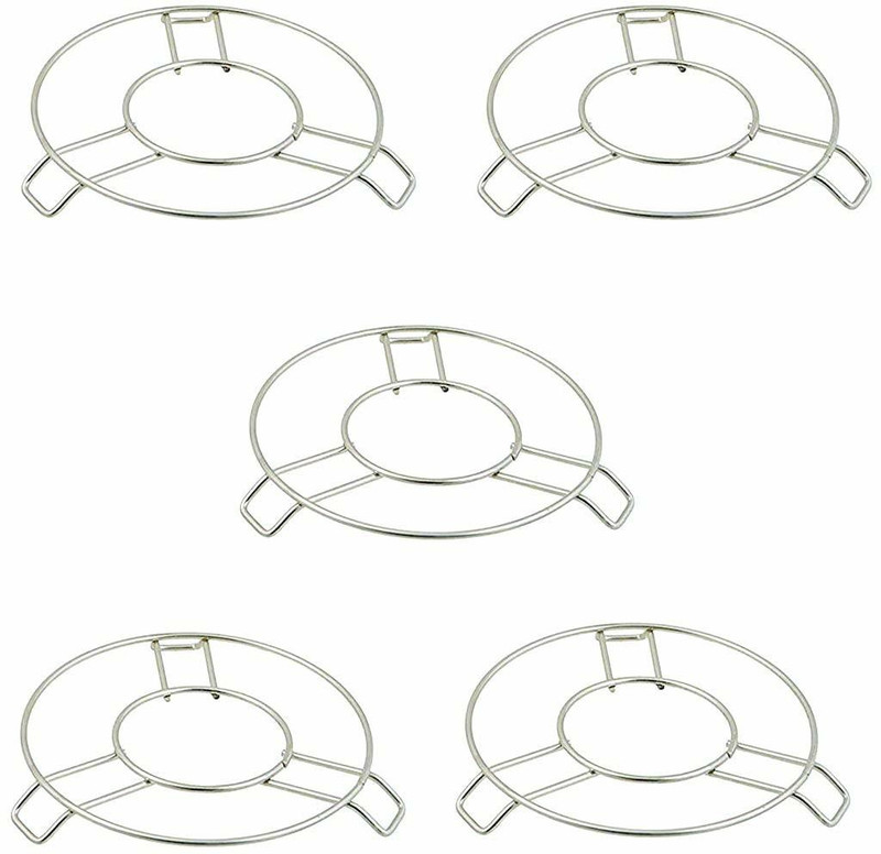 PMW Dining Table Stand for Hot Vessels - Pack of 5 STEEL Trivet(Pack of 5)