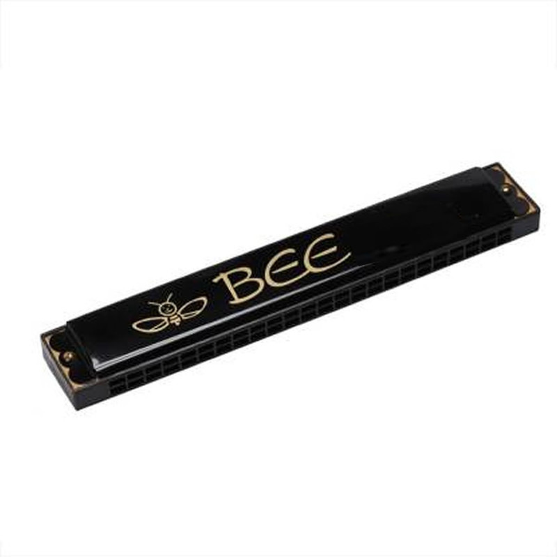 SellRider Mouth Harmonica With 48 Holes tones Metal Body(Black)