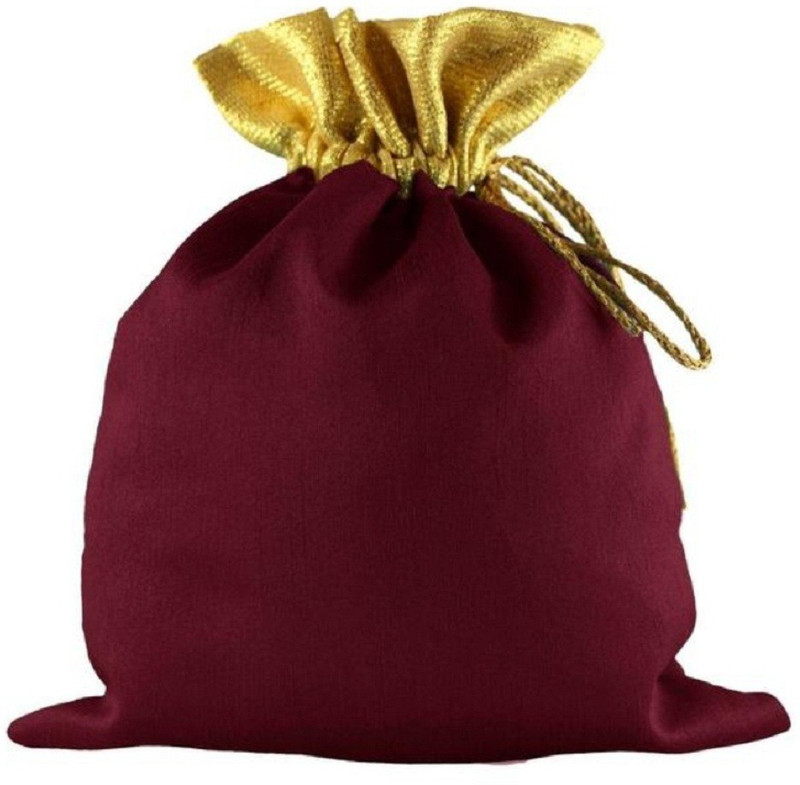 IBDA (Pack of 11) Magnifying Blue Gift Pouches ,HandBags , Elegant and Attractive, Potli , Pouches, Draw String Bags. Potli(Pack of 11)