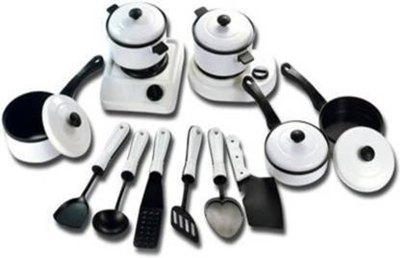Kaushik Indian Cooking Plastic Kitchen Play Set - for Children Kids,Boys,Girls and baby girl