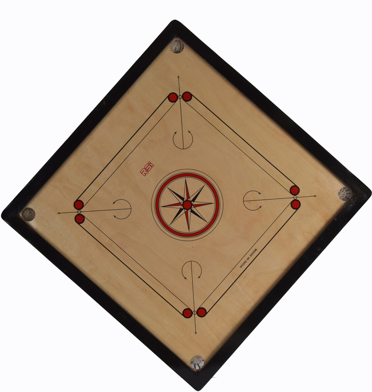 athlesis Hindustan 32 Inch Carrom 82 cm Carrom Board(Multicolor)