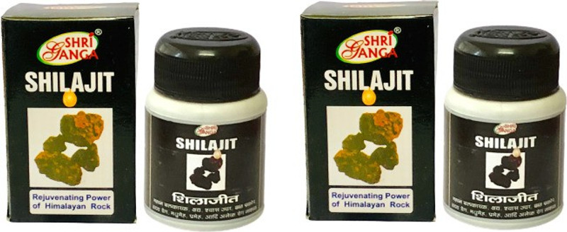 shriganga Shilajit - 50 g.m ( packs of 2 )(Pack of 2, 100)