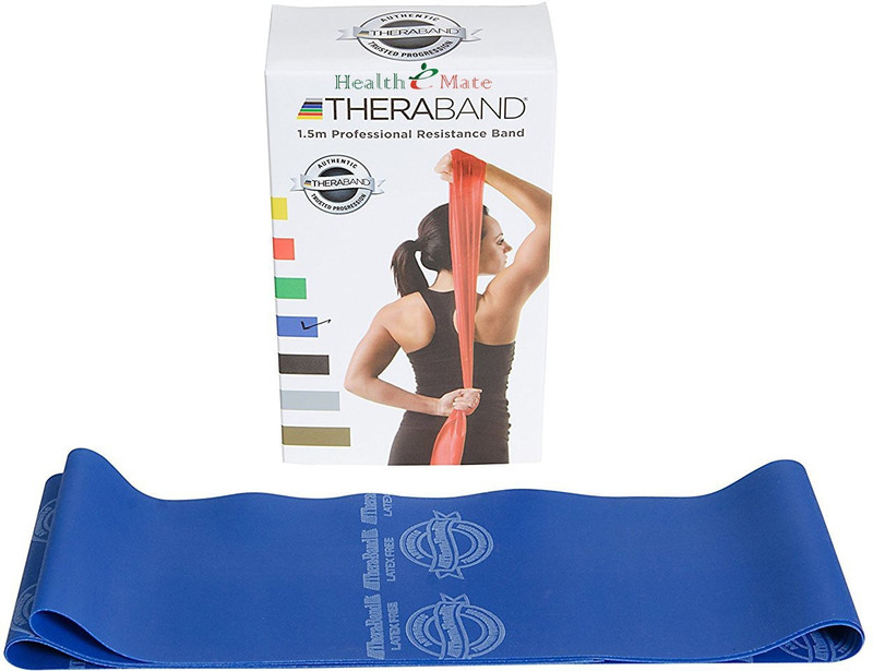 HealthEmate Theraband Fitness Band(Blue, Pack of 1)