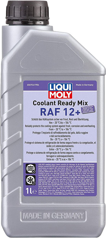 Liqui Moly 6924 Coolant Ready Mix RAF 12+ Coolant(1000 ml, Pack of 1)