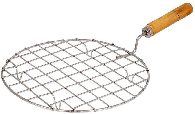 Aveo High Quality Stainless Steel Round Shape Roti Jali 1 kg Roaster(Multicolor)
