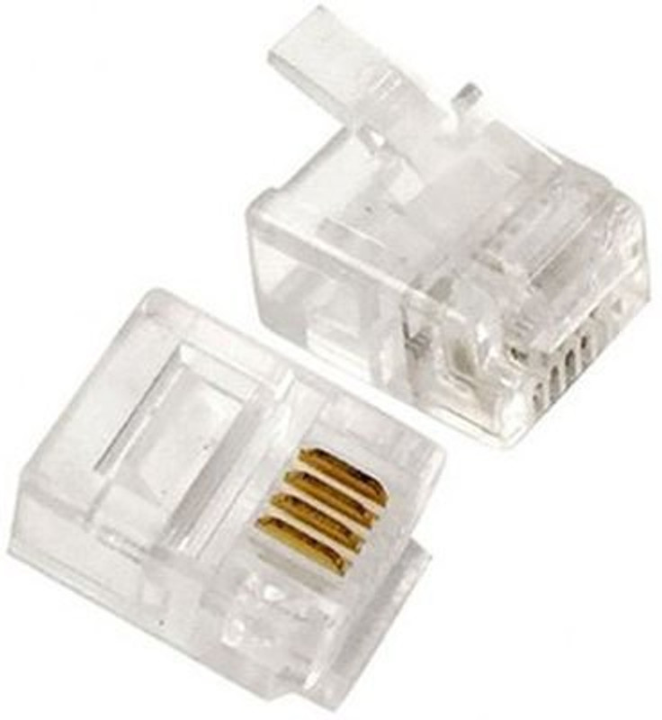 qth RJ 11 LAN Jack Connector (5pcs) Wireless Ethernet Lan Adapter compatible with Windows, Linux, Mac, Ubuntu(480 Mbps)