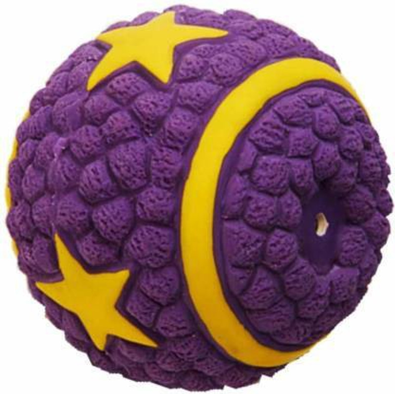 DogTrust Training Fetch and Play Squeaky Bouncing & Floating Chew Toy for Puppies & Dogs (Squeaky Starball, Large) Rubber Chew Toy, Fetch Toy For Dog Rubber Fetch Toy, Chew Toy For Dog