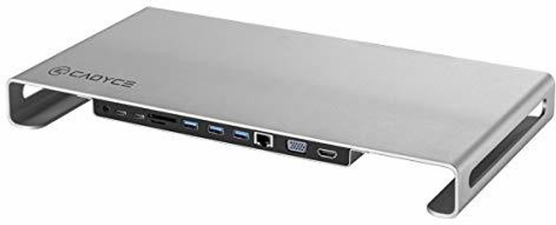 CADYCE USB-C™ Desktop Docking Station Dock(Silver)
