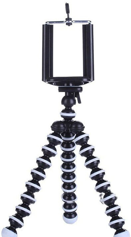 SOJUBA Best Mini Tripod SJBA- 500bh Gorilla Tripod Fully Flexible Portable With Selfie Tripod Gimbal, DSLR & Action Cameras Mobile Holder Point Shoot Camera Tripod With Mobile Holding Clip Multi-Use Selfie Stick Desktop Online Course Video Recording Creating Product Demos, Video Blogging Adjustable