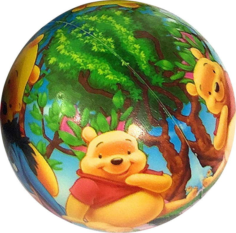 Scorpion Sponge Balls with Cartoon Prints design(Pooh)  - 6 cm(Multicolor)