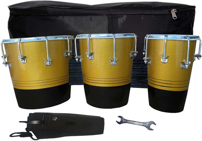 GT manufacturers YB-GT-3623 kit Wooden Bongo(20 cm, 18 cm, 16 cm)