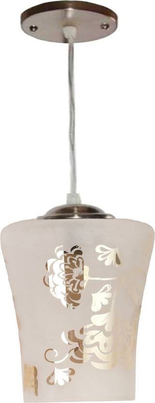 ESSBALAJI CRYSTAL PREMIUM QUALITY JHOOMER CHANDELIER HANGING PENDANT CEILING LAMP FOR HOME , OFFICE, BEDROOM. Pendant Lamp Ceiling Lamp(White)