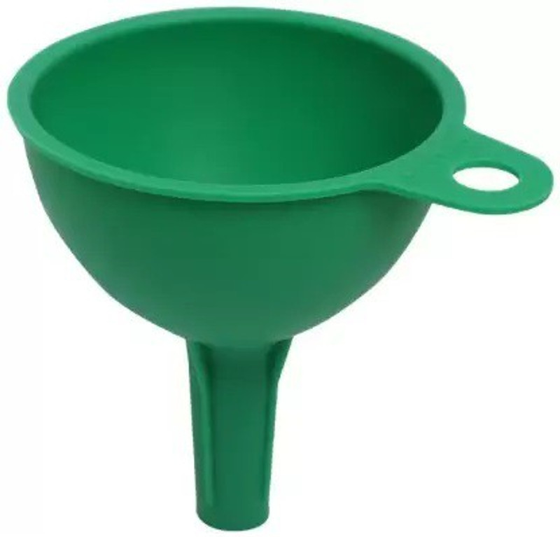 KICHDRAW Plastic Funnel(Green, Pack of 1)