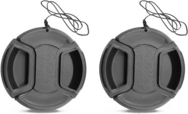 Cam cart 2 Pcs Lens cap FOR D-ZOOM KIT Lens Cap(Black, 58 mm)