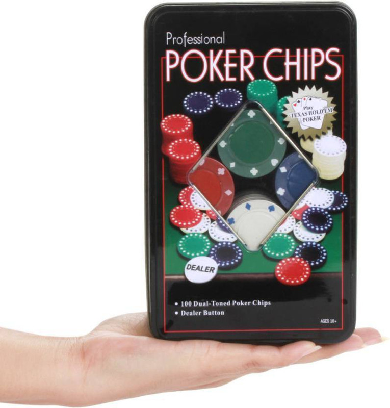 ArrowMax Casino Poker Set With 100 Poker Chips(Multicolor)